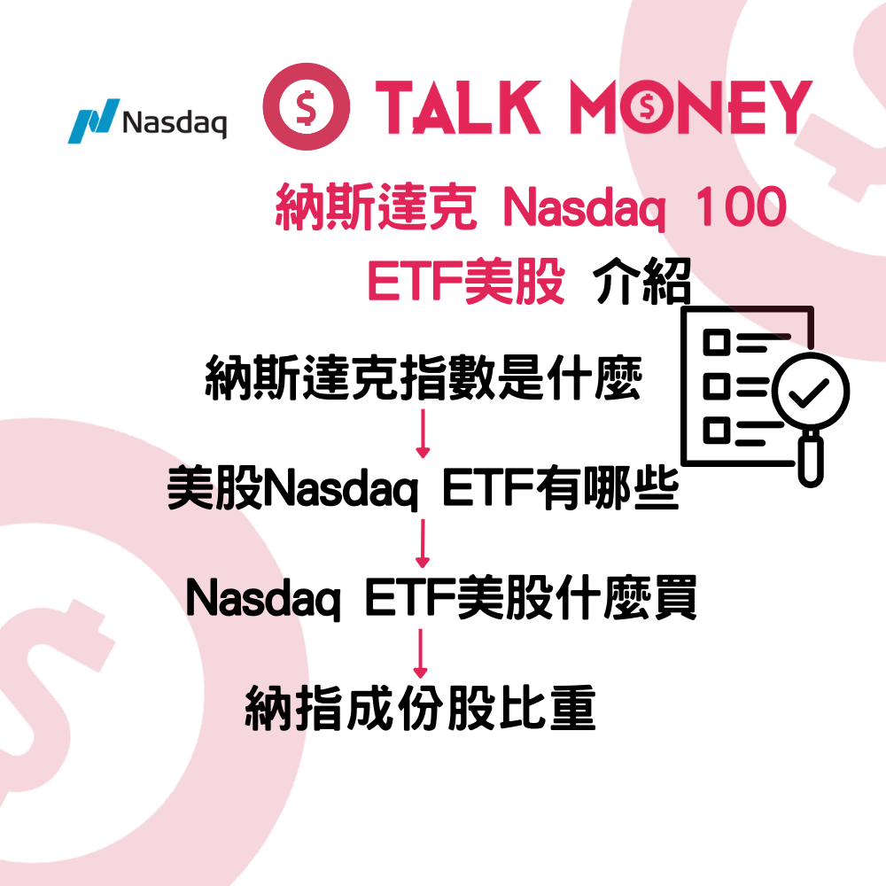 納斯達克Nasdaq 100 ETF 推薦：美股、港股代號全收錄！最新成份股比重分析