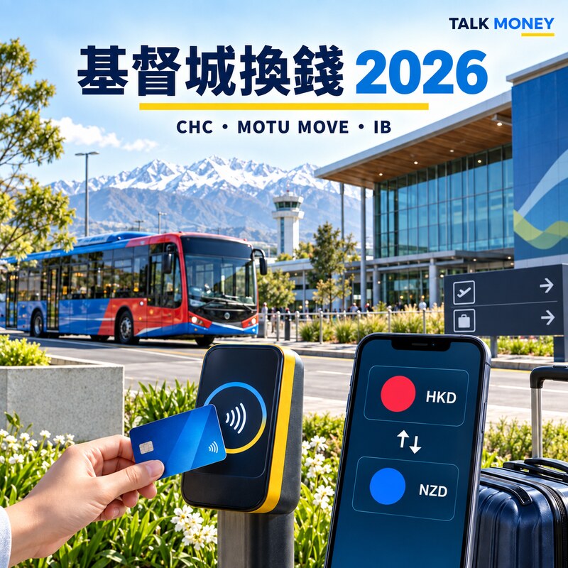 基督城換錢2026機場、Motu Move及IB唱紐元攻略