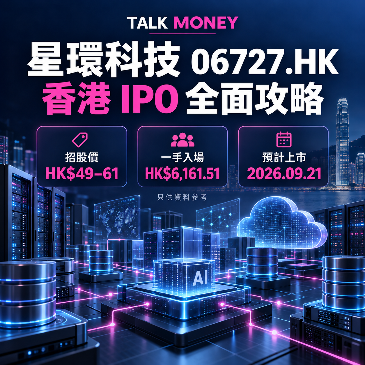 星環科技 06727.HK 香港IPO招股價、入場費、孖展、認購及集資額攻略