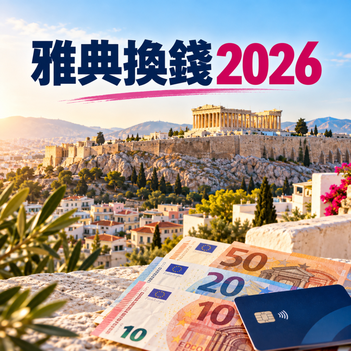 雅典換錢2026歐元兌換ATM及DCC攻略